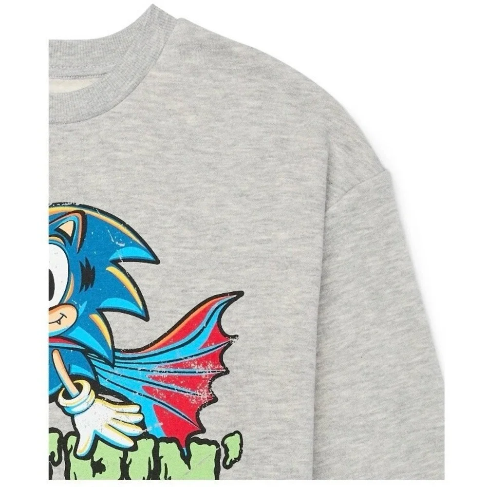 Sonic the Hedgehog Boys Halloween Graphic Print Sweatshirt XXL 18 New with Tags